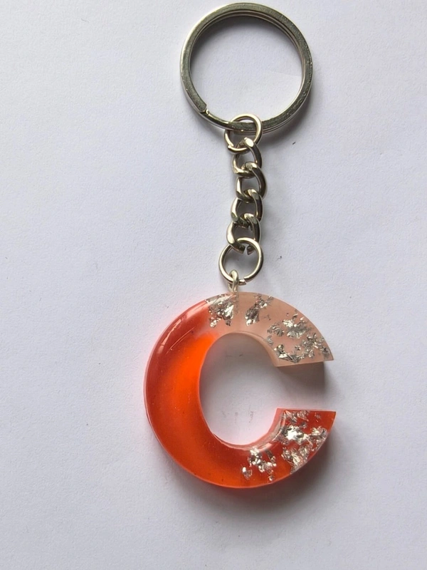 Red & white Keychain 205 - 3.9 cm, Red