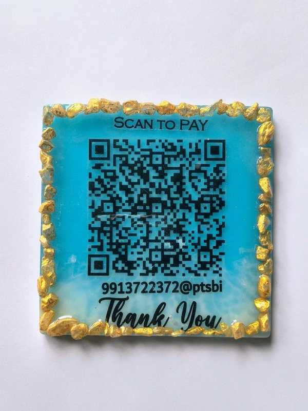 Blue- white QR code 401 - 4", Java