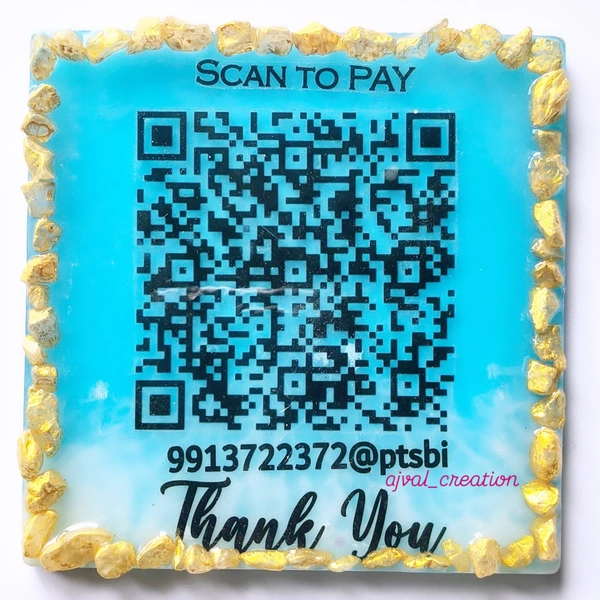 Blue- white QR code 401 - 4", Java