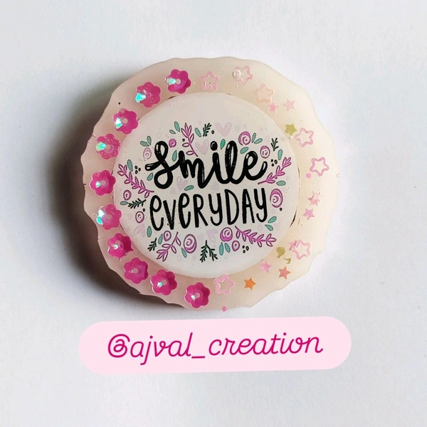 Motivational Fridge Magnet 705 - White, 2"