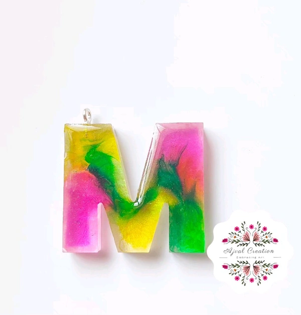 Multicolour Alphabet Keychain 211 - 3.9 cm