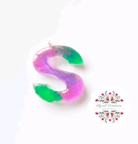 Multicolour Alphabet Keychain 211 - 3.9 cm