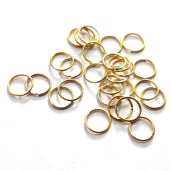 Big Connectors (Jump Ring) Golden And Silver 14001A1 - Buddha Gold, 12 mm