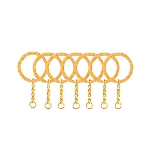 Keychain Ring 14002a2 - Buddha Gold, 30 mm