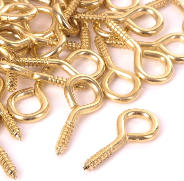 Eye Hook For Keychain Jewellery  - Buddha Gold