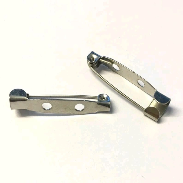 Broach Pin Silver - Silver, 2 cm