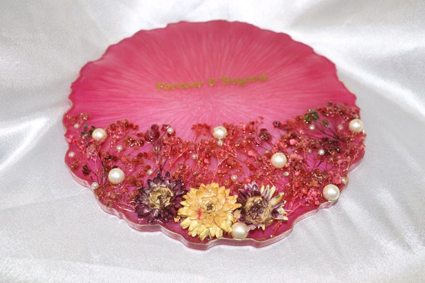 Ring Platter - Deep Blush, 10 Inch