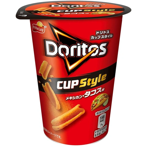 Frito Lay Japan Doritos Mexican Tacos Corn Tortilla Chips Sticks 60g (Pack of 6)