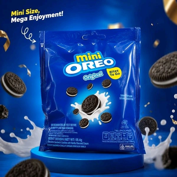Mini Oreo Original Cookies Vanilla Flavor, Imported From Indonesia🇮🇩