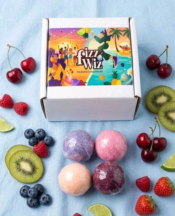 4*Mocktail And Cocktail Bombs For Party, Functions,Chill Vibes, Birthday, Marriage, Anniversary.