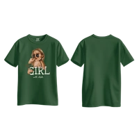 Trendy Togs Yeah I’m a Girl With Style – Stylish Fashion Cotton T-shirt For Girls - S, Forest Green