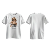 Trendy Togs Yeah I’m a Girl With Style – Stylish Fashion Cotton T-shirt For Girls - XL, White
