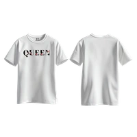 Trendy Togs Queen Bloom Edition Cotton T-shirt For Girls - M, White