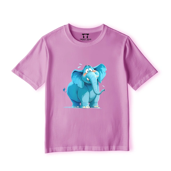 Trendy Togs Big Elephant Kid's T-shirt - 28, Pink