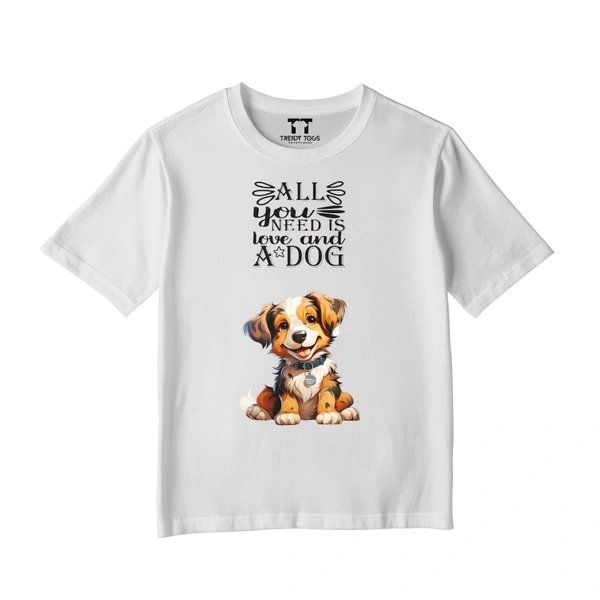 Trendy Togs Dog Love T-shirt - 28, White