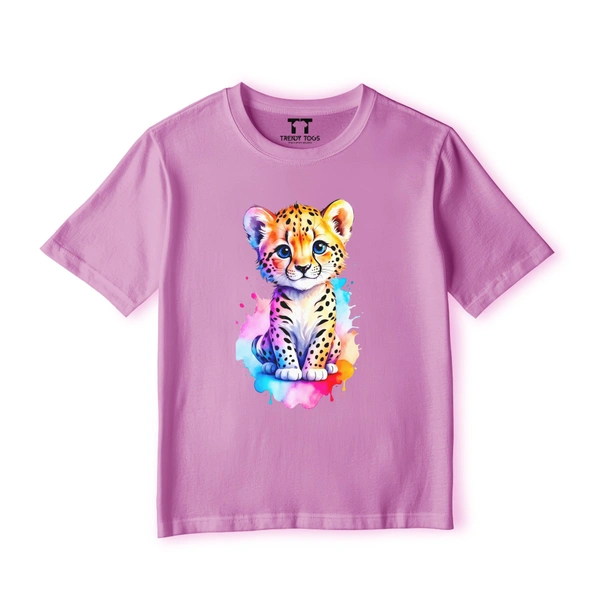 Trendy Togs Single Bengal Tiger Cub T-shirt - 28, Pink