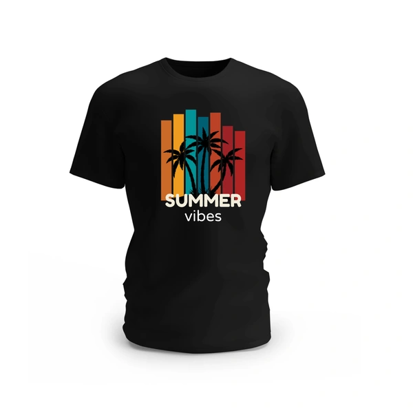 Trendy Togs Summer Vibes T-shirt - L, Black