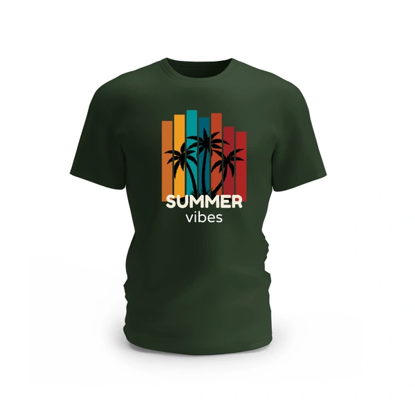 Trendy Togs Summer Vibes T-shirt - XL, Forest Green