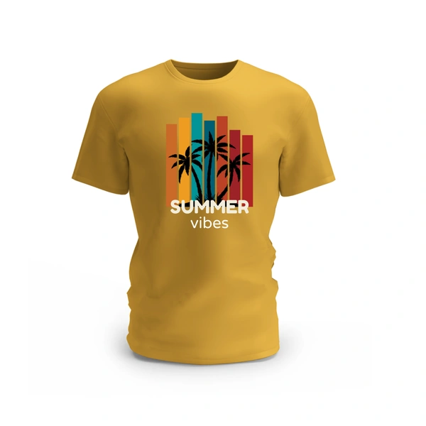 Trendy Togs Summer Vibes T-shirt - XS, Yellow