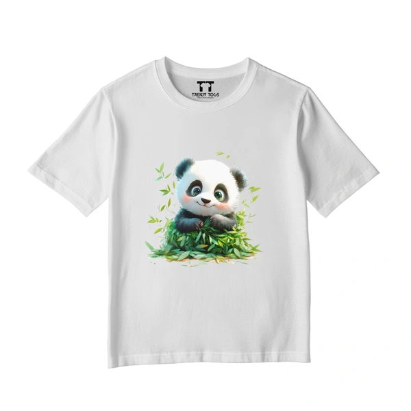 Trendy Togs White Panda Kid's T-shirt - 24, White