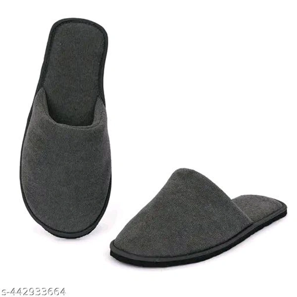 Slippers - Black, IND-5 (Foot Length Size: 24