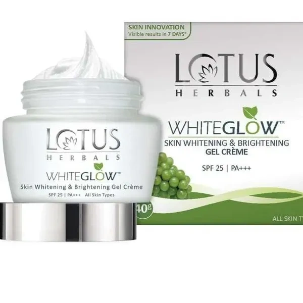 Lotus Herbals WhiteGlow Skin Whitening And Brightening Gel, 60 gm 