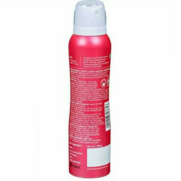 Secret Temptation Pink Body Deodorant For Women 150ml