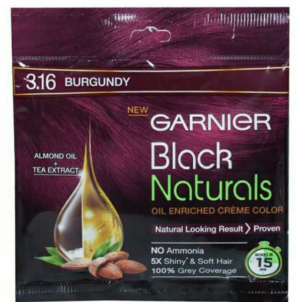 Garnier Naturals Hair Colour Burgundy 3;16 pouch 