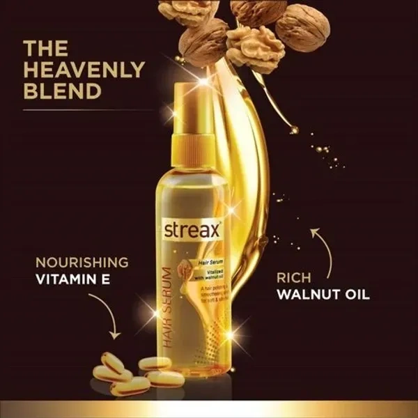 Streax Hair Serum With Walnut Oil (45ml)
