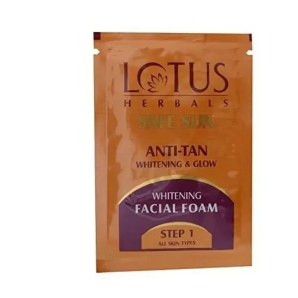 Lotus harbal Safe Sun Anti Tan Whitening And Glow 4 In 1 Facial Kit ,35gm 