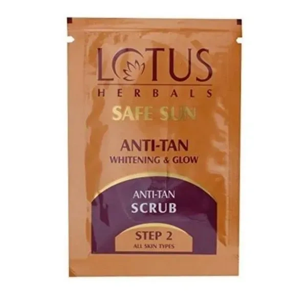 Lotus harbal Safe Sun Anti Tan Whitening And Glow 4 In 1 Facial Kit ,35gm 
