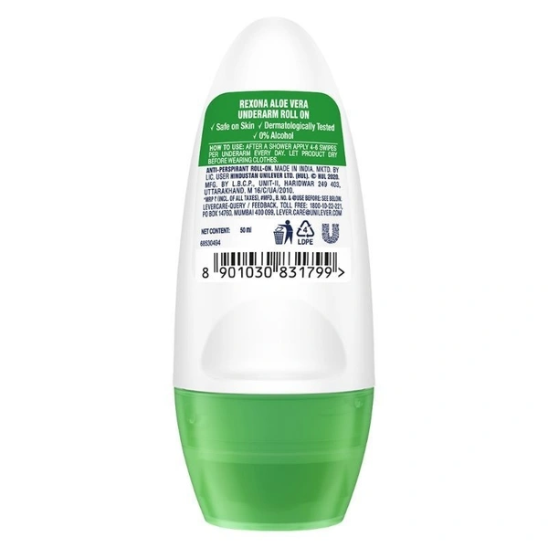 Rexona Aloe Vera Underarm Roll On ,50ml 