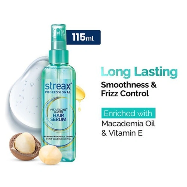 Streax Professional Vita riche Gloss Hair Serum (115ml)
