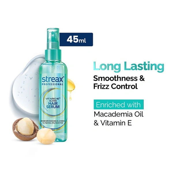 Streax Professional Vita riche Gloss Hair Serum (45ml)