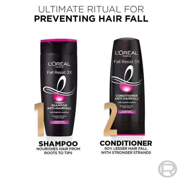 Loreal Paris Fall Resist 3x Shampoo (650ml)