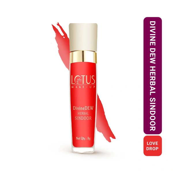 Lotus Make Divine Dew Herbal Sindoor Love Drop (red 21 no )