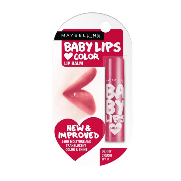 Maybelline New York Baby Lips Color Lip Balm berry cursh ,4 gm 