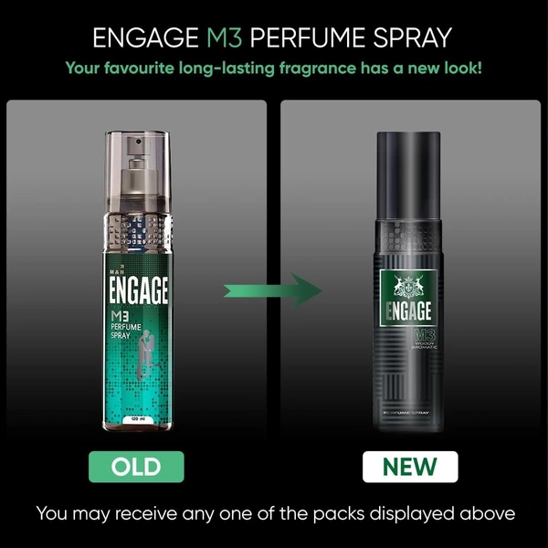 Engage M3 Perfume Spray For Men, 120ml