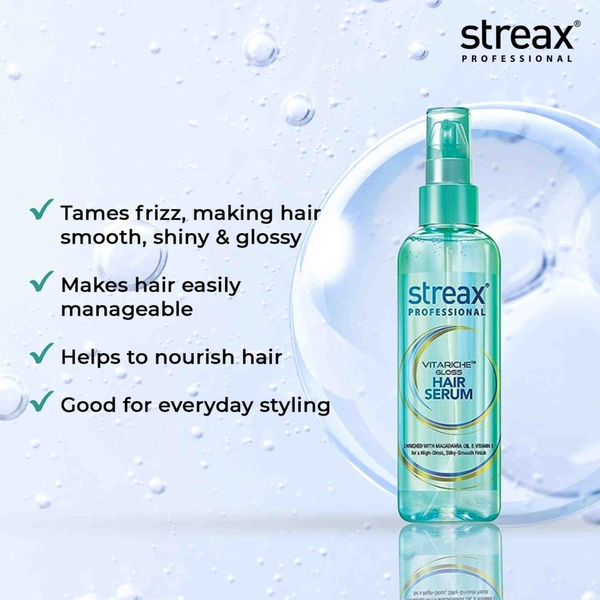 Streax Professional Vita riche Gloss Hair Serum (115ml)
