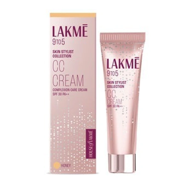 Lakme 9 to 5 Cc Cream with SPF30 PA++  shade 02 honey small pack 9gm 