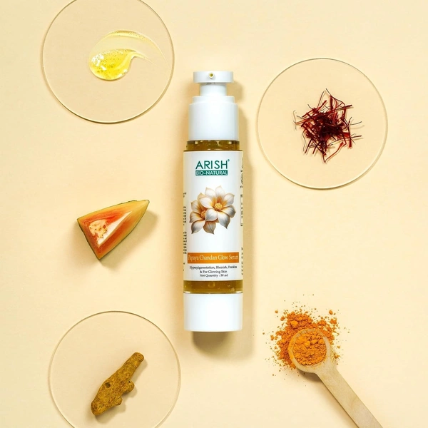 Arish Papaya Chandan Glow Serum, 50ml,