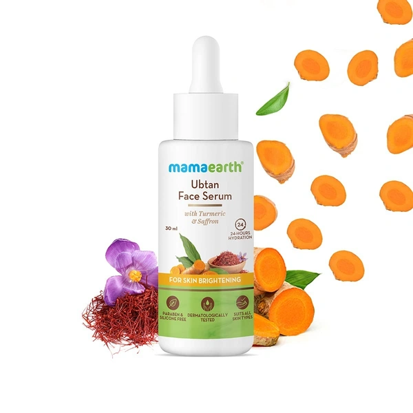 Mamaearth Ubtan Face Serum For Glowing Skin,30ml