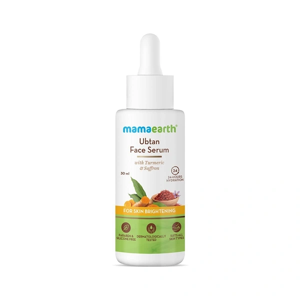 Mamaearth Ubtan Face Serum For Glowing Skin,30ml