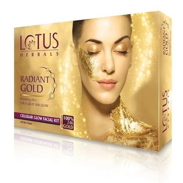 Lotus Herbals Radiant Gold  Glow Facial Kit (37g) single pack 