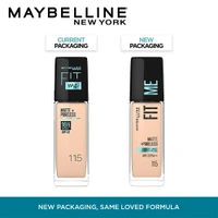 Maybelline New York Fit Me Matte+Poreles- 115 Ivory (30ml)