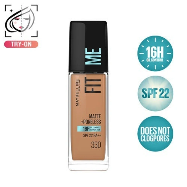 Maybelline New York Fit Me Matte+Poreless 330 Toffee (30ml)