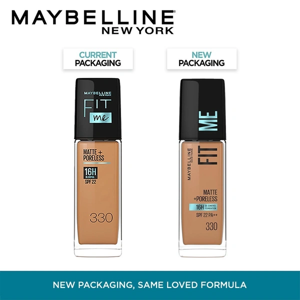 Maybelline New York Fit Me Matte+Poreless 330 Toffee (30ml)