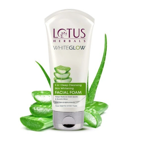 Lotus Herbals Whiteglow 3 In 1 Deep Cleansing face wash 100gm 
