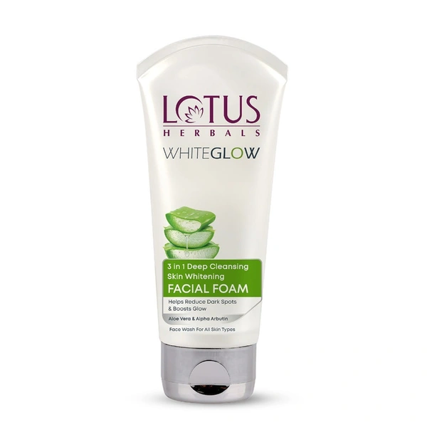 Lotus Herbals Whiteglow 3 In 1 Deep Cleansing face wash 50ml 