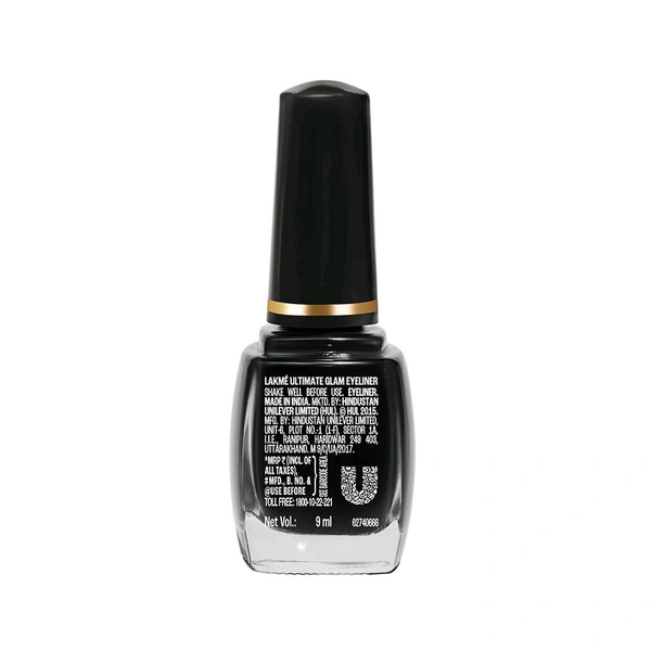 Lakme  Eye Liner, Matte Black (9ml)